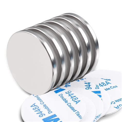 Super Strong Neodymium Disc Magnets With Double Sided Adhesive