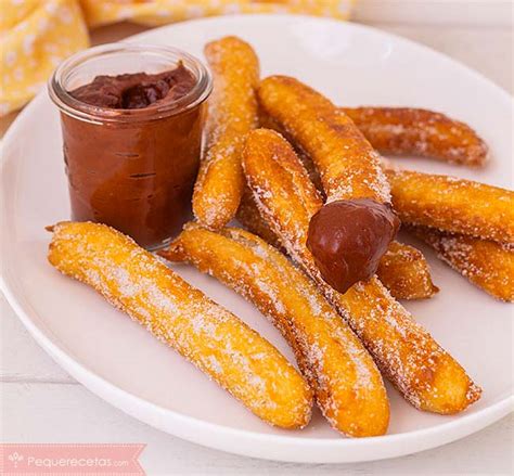 Como hacer churros caseros FÁCILES receta tradicional PequeRecetas