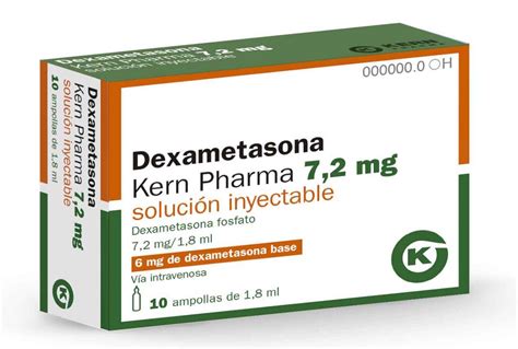 Primera presentación de dexametasona indicada para el tratamiento del