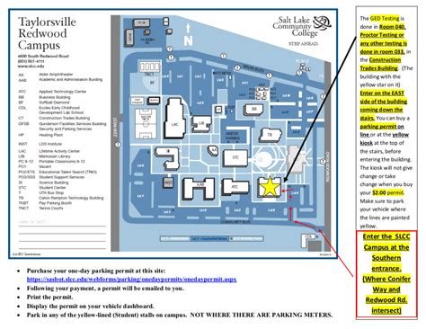 Slcc South City Campus Map Map Vector