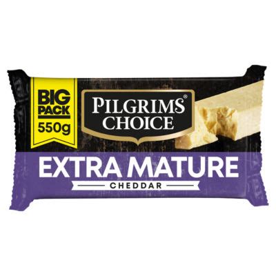 Pilgrims Choice Extra Mature Cheddar 550g My Supermarket Compare