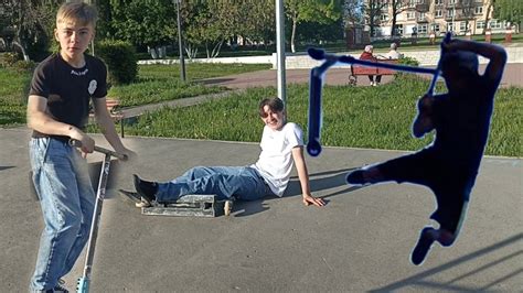 Самокат челлендж - YouTube