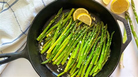 Cast Iron Pan-Fried Asparagus Recipe