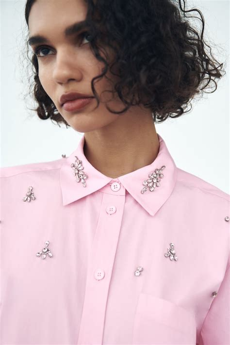 View All Shirts Blouses Woman ZARA United States Embellished