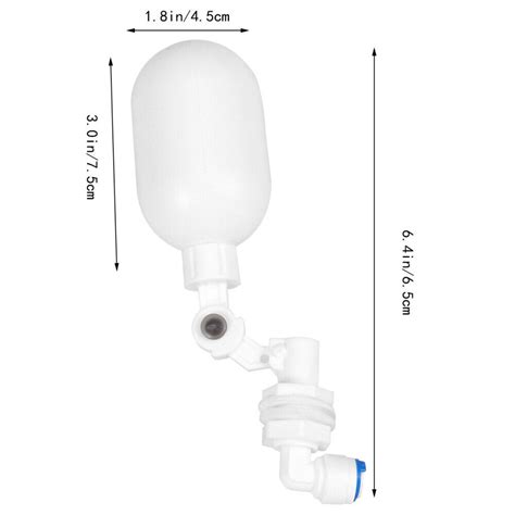 Water Float Valve With Adjustable Arm Cattle Bowl Ball Fish Ebay