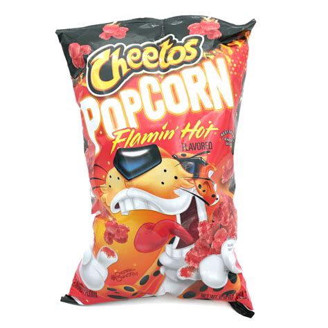 Cheetos Popcorn Flamin Hot G Hello America
