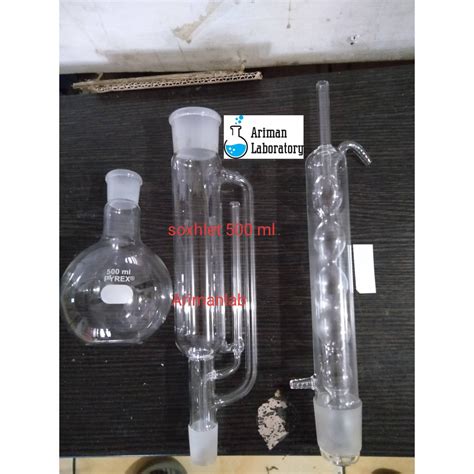 Jual Soxhlet Extraktor Ml Pyrex Shopee Indonesia