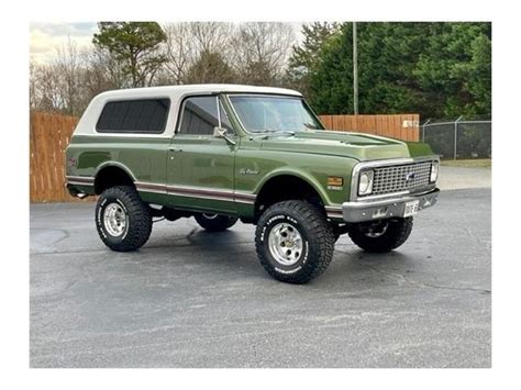 1972 Chevrolet Blazer For Sale ClassicCars CC 1695162