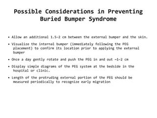 Buried Bumper Syndrome PPT