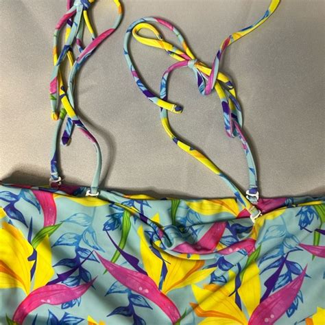 Moana Bikini Swim Moana Bikini Rise Above Tube Top Bikini Size M