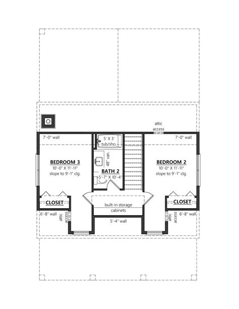 Craftsman Style House Plan 3 Beds 2 5 Baths 1544 Sq Ft Plan 1094 17