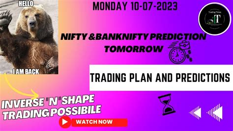 Bank Nifty Prediction For Tomorrow 10july 2023 In Tamil Nifty 50 And