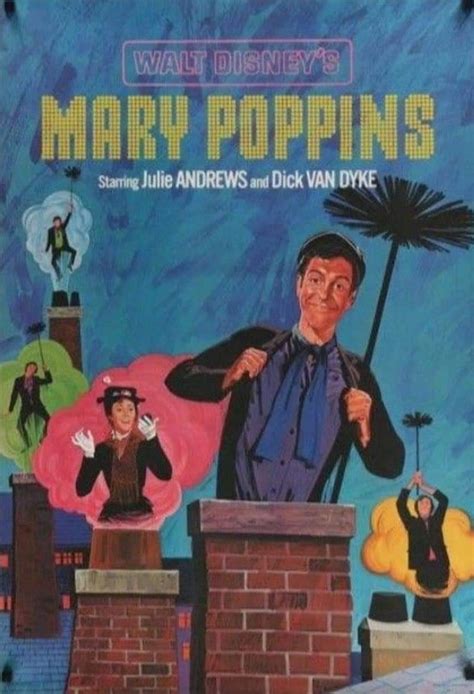 Julie Andrews Movies Walt Disney Mary Poppins Dick Van Dyke Comic