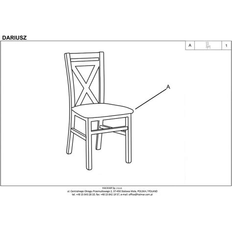 Krzes O Drewniane Skandynawskie Dariusz Ii Bia E Marki Halmar