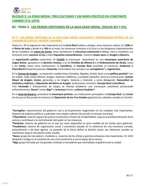 PDF BLOQUE 2 LA EDAD MEDIA TRES Historia De B3 3 1 Los