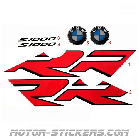 Bmw S 1000 Rr 14 2017 Decals