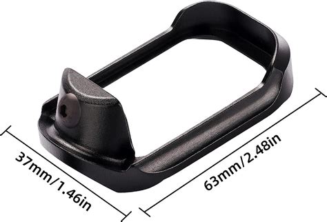 aggxpf anodized aluminum flared enhanced base  glock  gen