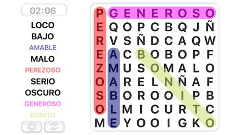 Juegos Sopa De Letras Para Adultos Sopa De Letras Espanol