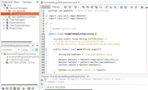 Regular Expressions In Java Geekole
