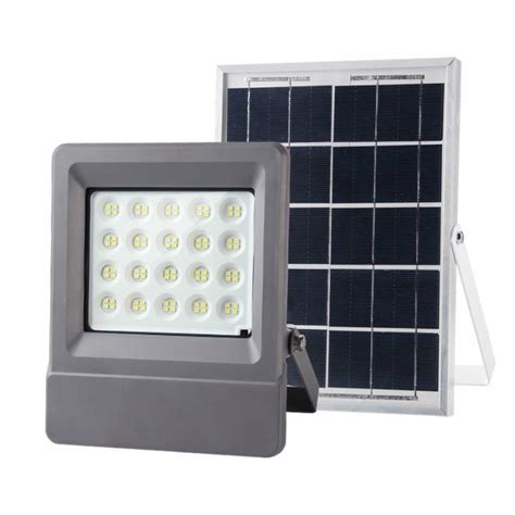 ElektroNaponShop Premium Solarni Reflektor 35W 6500K IP65 Sivi