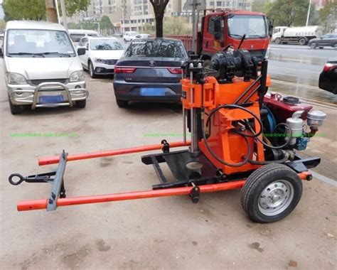 Portable Wheel Trailer Mounted Hydraulic Spt Soil Testing Investigation