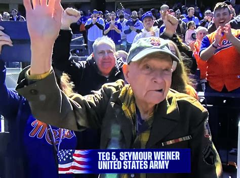 The Mets Veteran Of The Day For Opening Day 2024 Isseymour Weiner