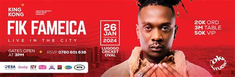 Book Tickets For Fik Fameica Live In The City