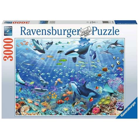 Ravensburger Puzzle 2D 3000 elementów Podwodny świat 17444