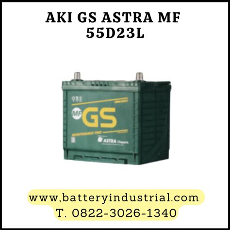 AKI GS ASTRA MF 55D23L DISTRIBUTOR AKI GS ASTRA MF GARANSI