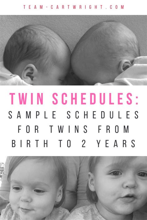 Twin Schedules - Team Cartwright | Twins schedule, Baby sleep, Baby wise