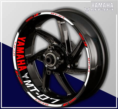 Motorcycle Kit Stickers Yamaha Mt Wheel Decals Tape Etsy