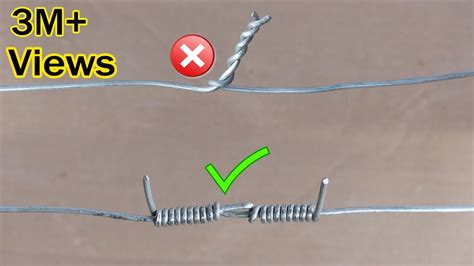 Properly Joint Steel Wire How To Twist Steel Wire Together Part