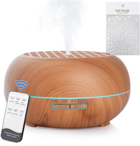 Simpeak Aroma Diffuser Ml Ultraschall Raum Diffuser Holz F R