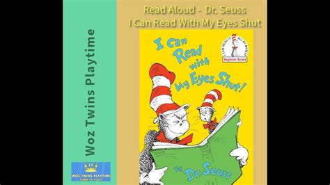 Read Aloud Dr Seuss I Can Read With My Eyes Wide Shut Youtube