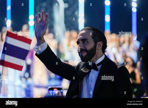 El Salvador S President Nayib Bukele Waves While Attending The Nd