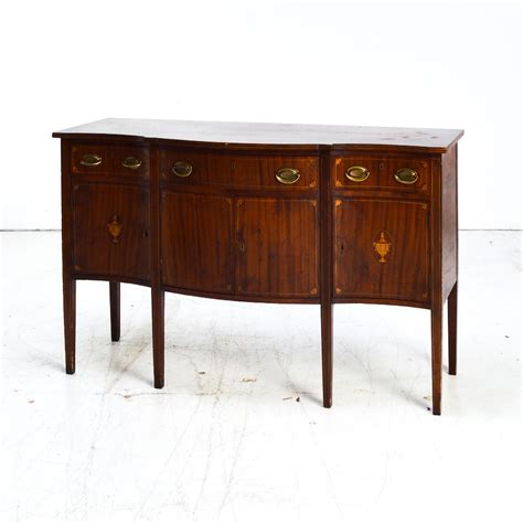 Vintage Hepplewhite Style Sideboard with Inlay | EBTH