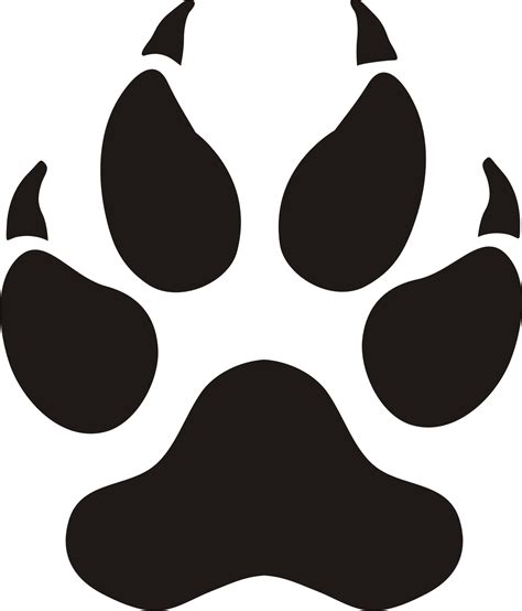 Black Paw Print Logo - LogoDix