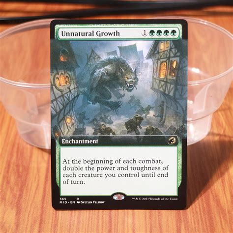 Unnatural Growth Extend Art Innistrad Midnight Hunt MID Magic The