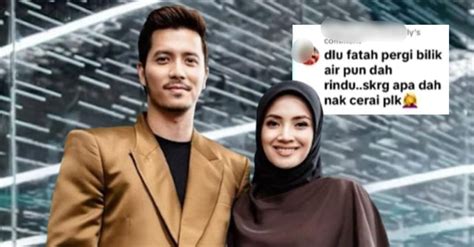 Heboh Fazura Fattah Nak Bercerai Netizen Ungkit Ke Bilik Air Pun Dah