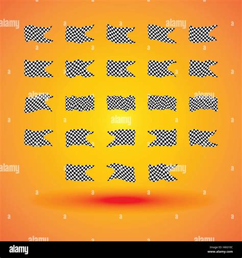 Zielflagge Stock Vektorgrafiken Kaufen Alamy