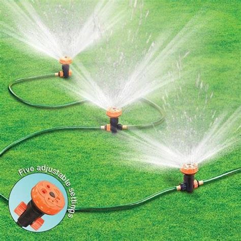 An Above Ground Sprinkler System To Water Your Lawn On A Frequent Basis ...