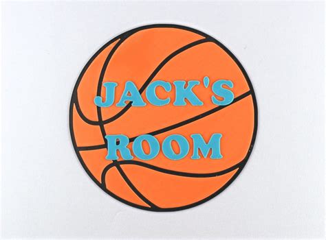 Personalised Basketball Door Sign 3df