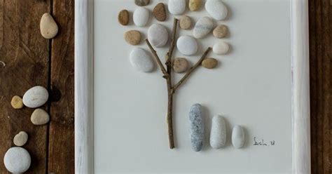 PEBBLE ART O CÓMO HACER UN CUADRO CON PIEDRAS / EL nido DE MAMÁ GALLINA