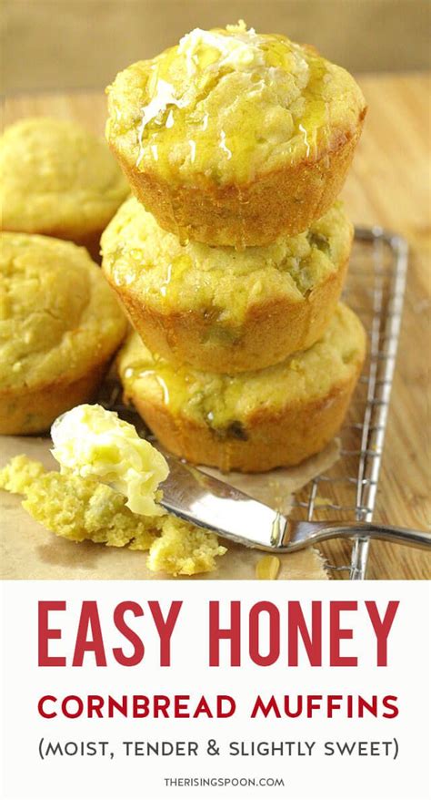 Honey Cornbread Muffins Recipe Honey Cornbread Honey Cornbread