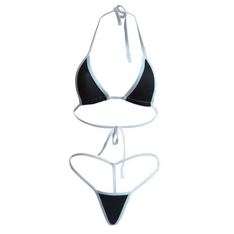 Extrem Micro Bikini Micro Mini Bikini Blau Dreieck Bikini Etsy Schweiz