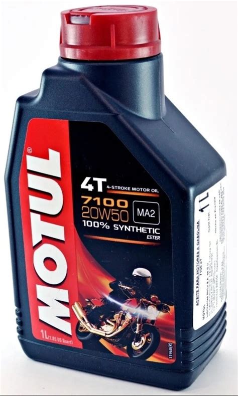 Aceite Motul 7100 20w50 100 Sintetico Moto 4t R6r R1 Gsxr Mercado