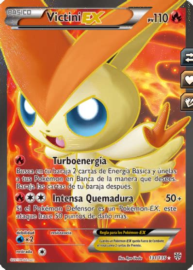 Victini Ex Tormenta Plasma 131 Tcg Pokémon Wiki Fandom