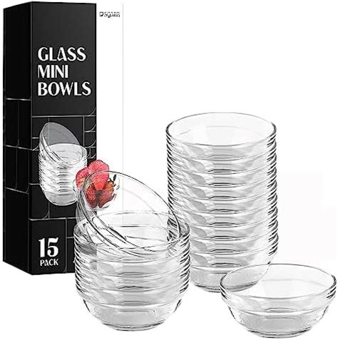 Amazon SZUAH 3 5 Inch Small Glass Bowls 12 Pack Prep Bowls Serving