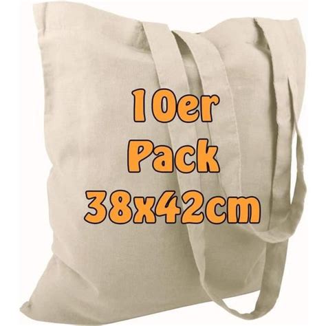 Cottonbagjoe Sac En Toile De Jute Non Imprim Avec Deux Anses X