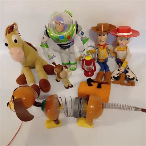 Disney Toy Story Bundle Buzz Lightyear Woody Jessie Bullseye Slinky